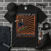 Funny Survived An Infected Botched Circumcision Meme Weird Tall T-Shirt