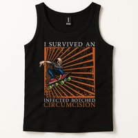 Funny Survived An Infected Botched Circumcision Meme Weird Tank Top