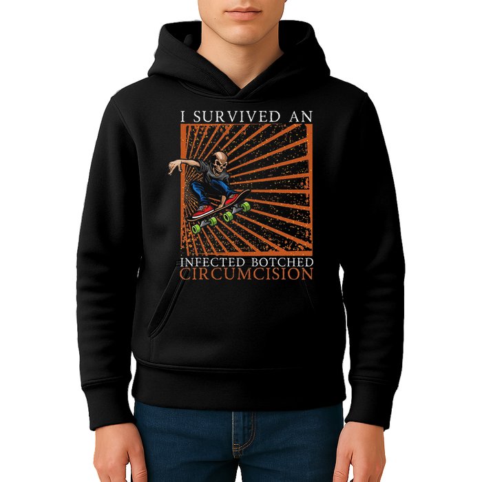 Funny Survived An Infected Botched Circumcision Meme Weird Kids Hoodie