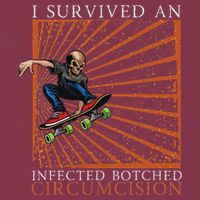 Funny Survived An Infected Botched Circumcision Meme Weird 16oz Travel Tumbler