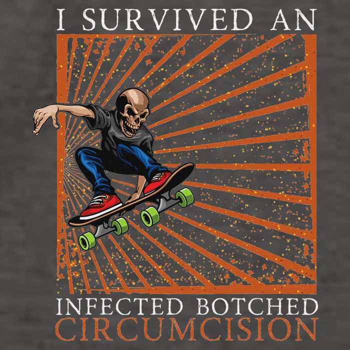 Funny Survived An Infected Botched Circumcision Meme Weird Vector Backpack