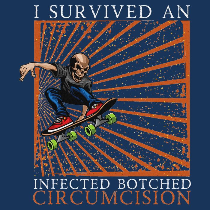 Funny Survived An Infected Botched Circumcision Meme Weird Infant Baby Jersey Bodysuit