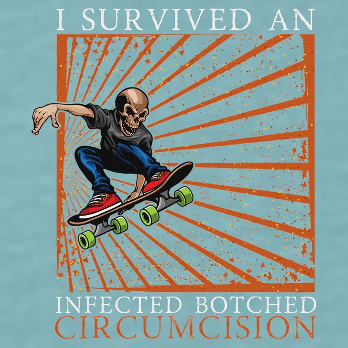 Funny Survived An Infected Botched Circumcision Meme Weird Sueded Cloud Jersey T-Shirt