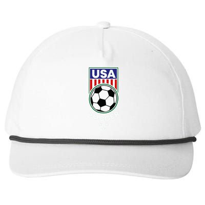 Football Soccer Awesome USA Soccer Snapback Five-Panel Rope Hat