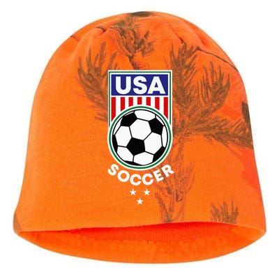 Football Soccer Awesome USA Soccer Kati - Camo Knit Beanie