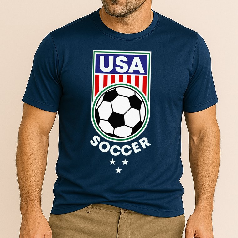 Football Soccer Awesome USA Soccer Cooling Performance Crew T-Shirt