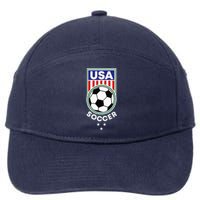 Football Soccer Awesome USA Soccer 7-Panel Snapback Hat