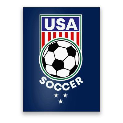 Football Soccer Awesome USA Soccer Poster