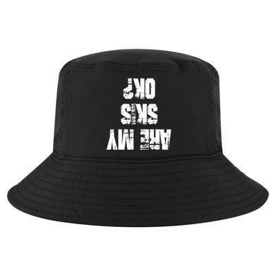 Funny Skiing Are My Skis Ok? Gift Cool Comfort Performance Bucket Hat