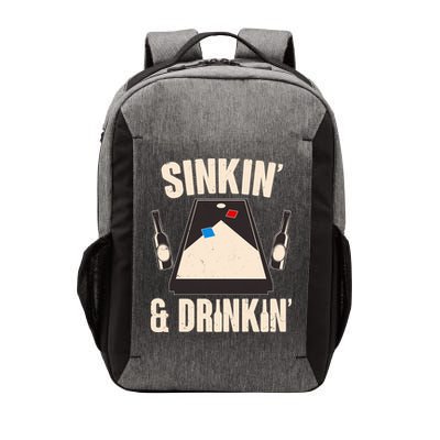 Funny Sinkin And Drinkin Cornhole Game Vector Backpack