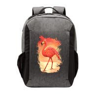 Flamingo Sunset Art Vector Backpack