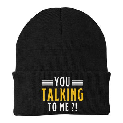 Funny Saying Are You Talking To Me Beanie