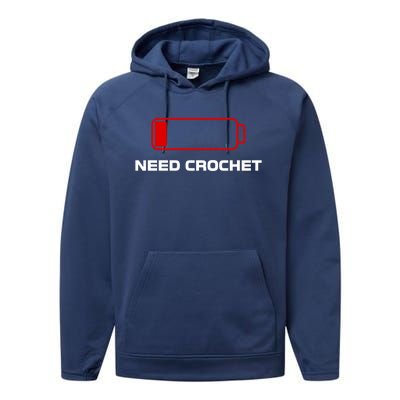 Funny Sarcasm And Crochet For Crocheting Lovers Meaningful Gift Performance Fleece Hoodie