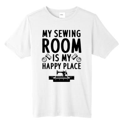 Funny Sewing Art For Men Women Quilting Sewing Machine Lover Tall Fusion ChromaSoft Performance T-Shirt