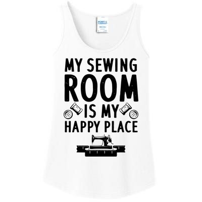 Funny Sewing Art For Men Women Quilting Sewing Machine Lover Ladies Essential Tank