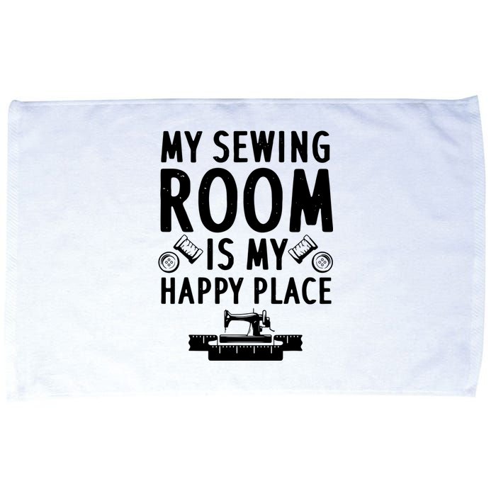 Funny Sewing Art For Men Women Quilting Sewing Machine Lover Microfiber Hand Towel