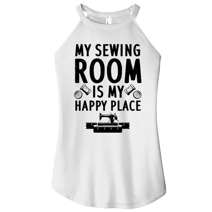 Funny Sewing Art For Men Women Quilting Sewing Machine Lover Women's Perfect Tri Rocker Tank