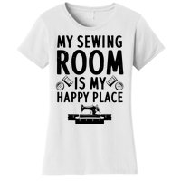 Funny Sewing Art For Men Women Quilting Sewing Machine Lover Women's T-Shirt