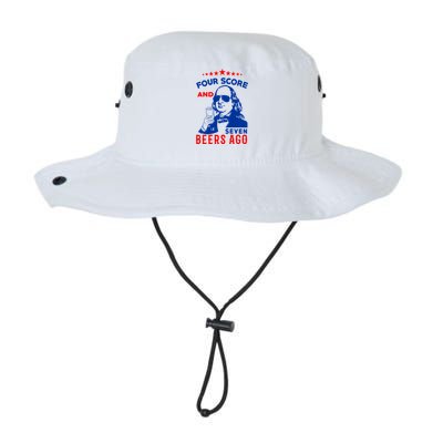 Four Score And Seven Beers Ago 4th Of July USA Merica Bucket Hat