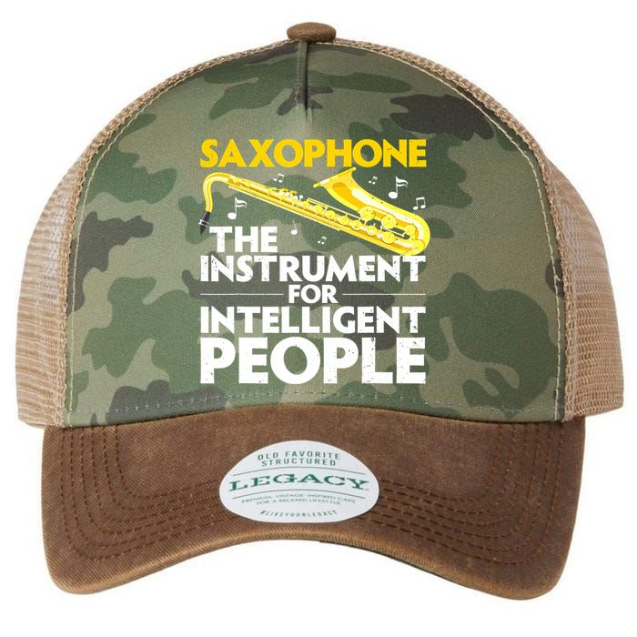 Funny Saxophone Art Sax Lover Saxophone Player Legacy Tie Dye Trucker Hat