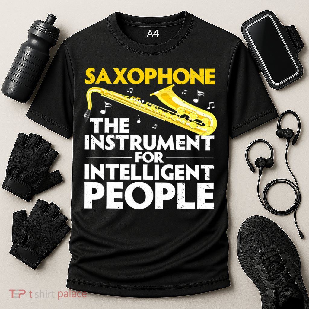Funny Saxophone Art Sax Lover Saxophone Player Performance Shirt