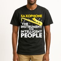 Funny Saxophone Art Sax Lover Saxophone Player Tall T-Shirt