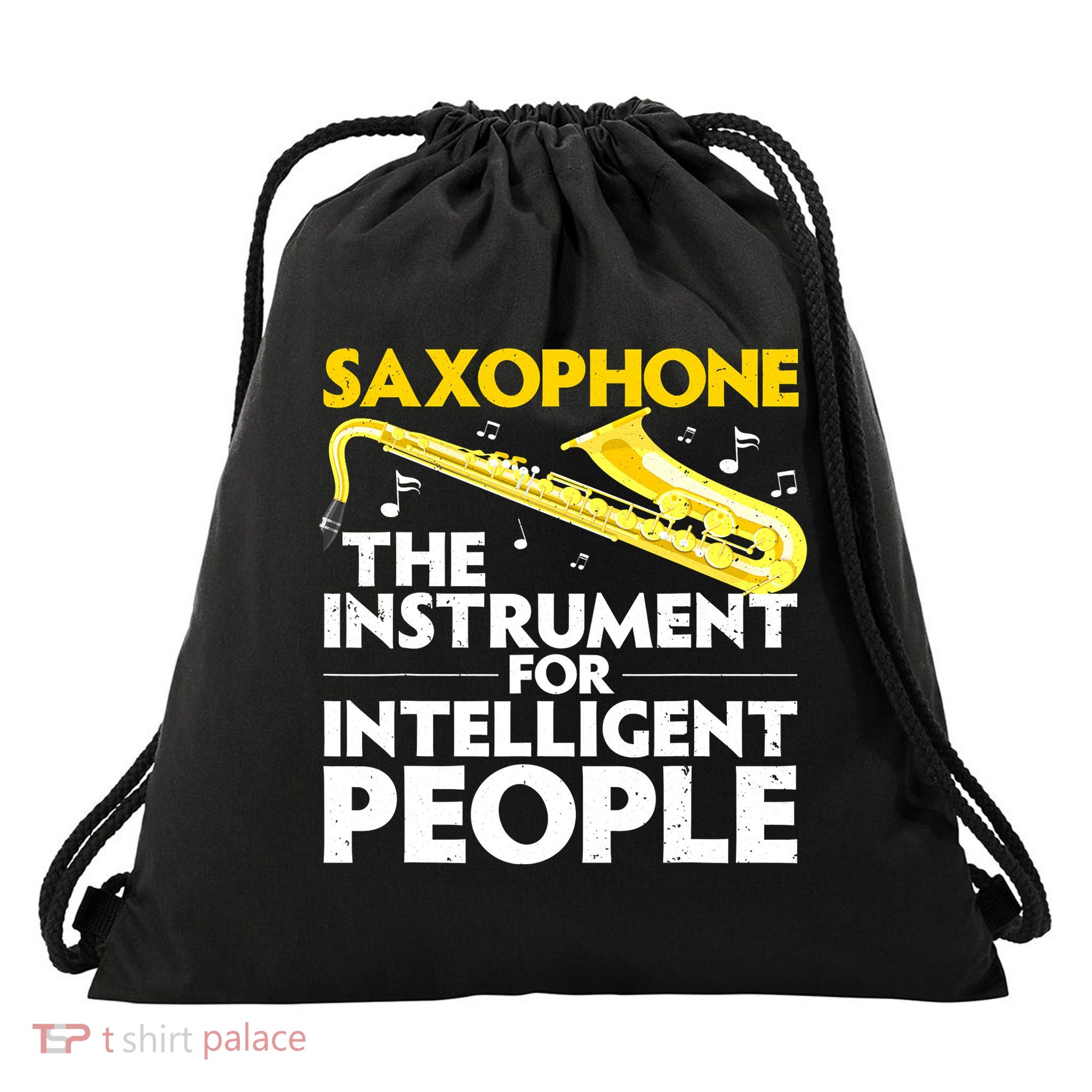 Funny Saxophone Art Sax Lover Saxophone Player Drawstring Bag