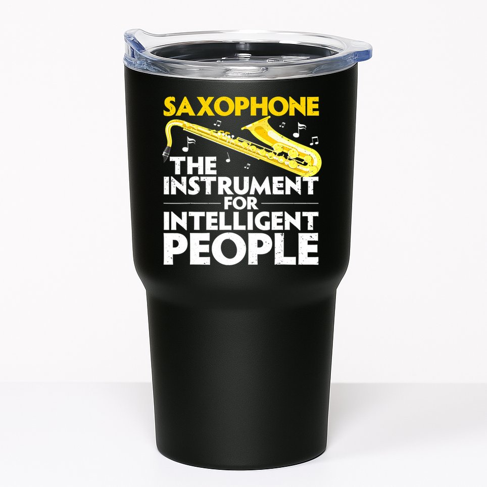 Funny Saxophone Art Sax Lover Saxophone Player Tumbler
