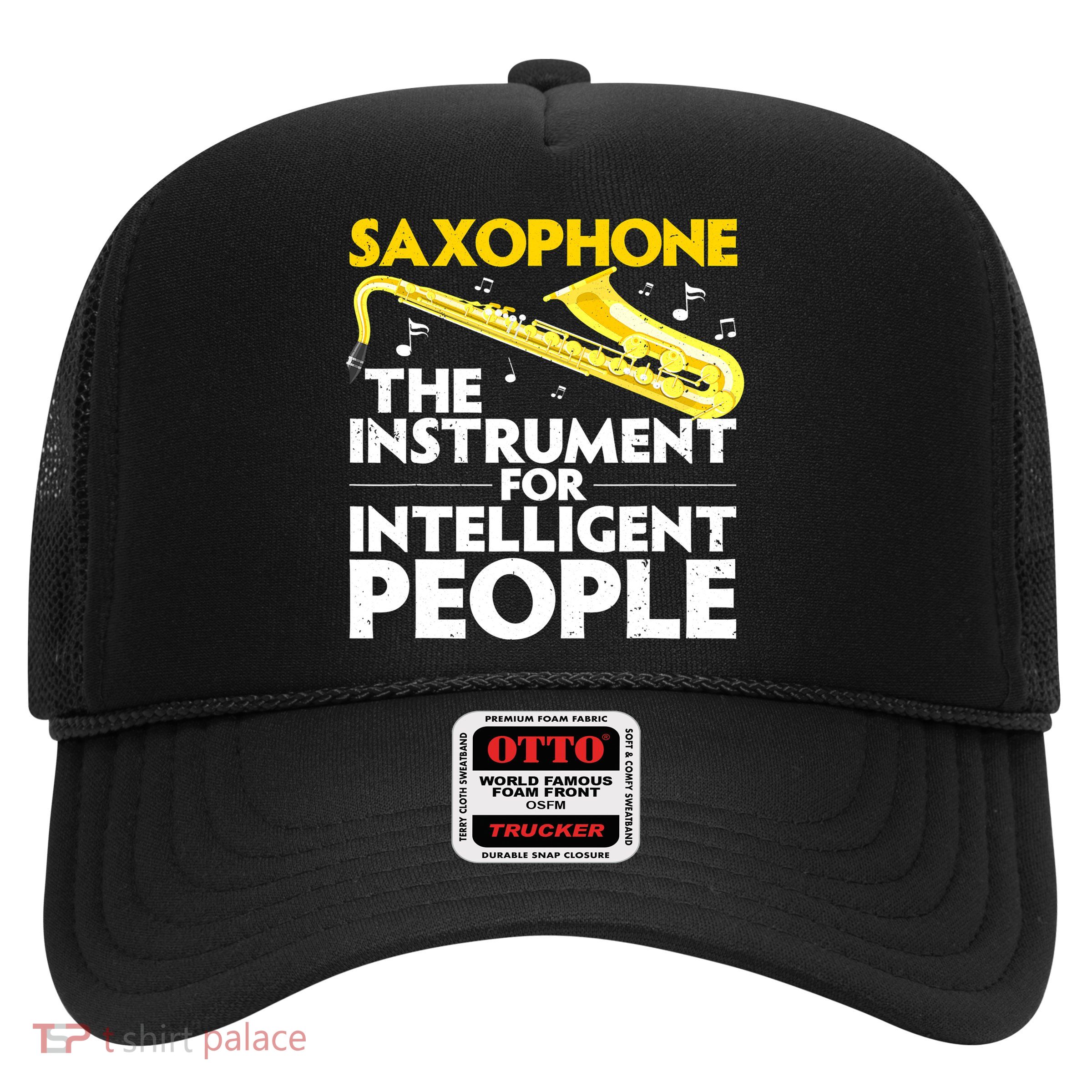 Funny Saxophone Art Sax Lover Saxophone Player Trucker Hat