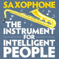 Funny Saxophone Art Sax Lover Saxophone Player Garment-Dyed Sweatshirt