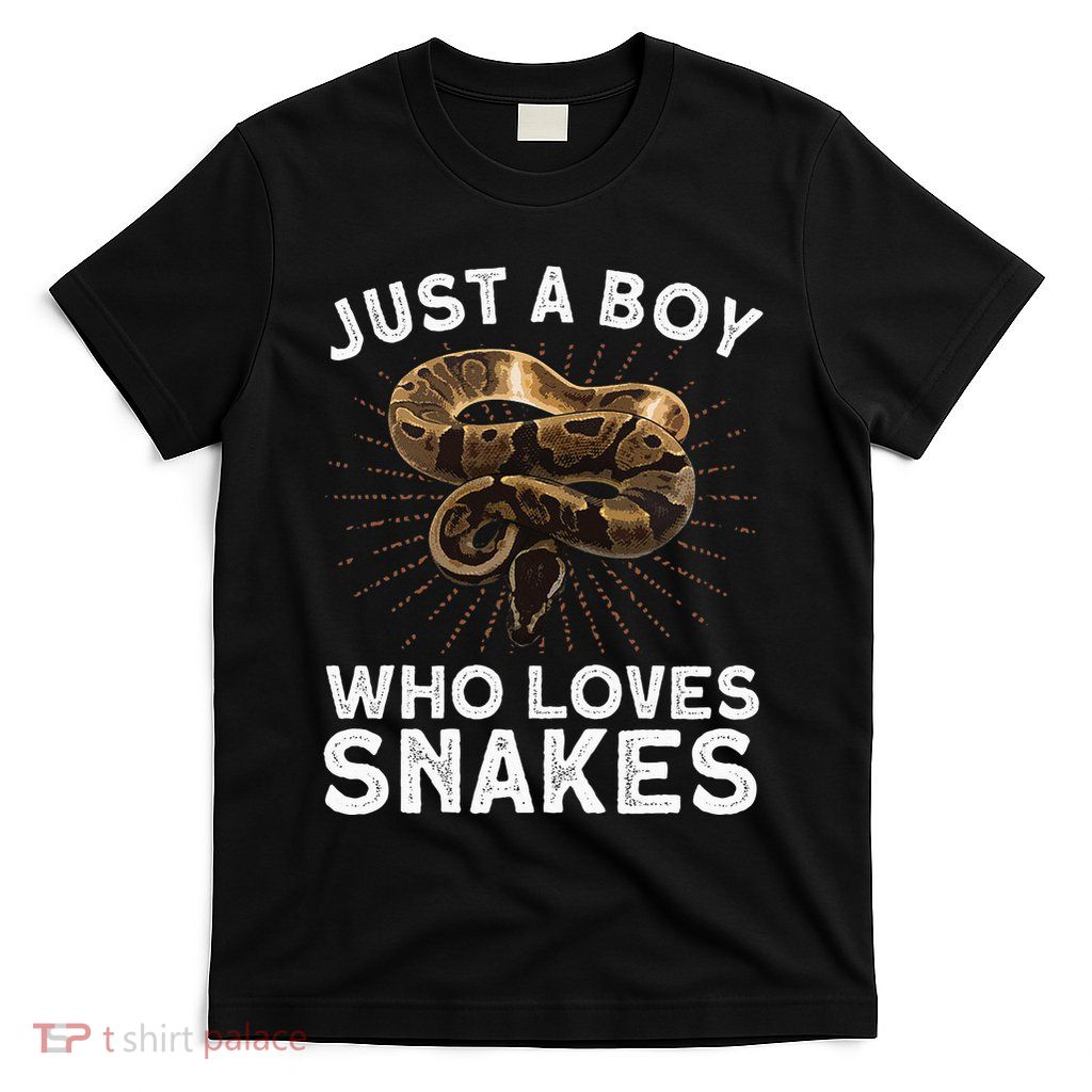 Funny Snake Art Reptile Animal Snake Lover T-Shirt