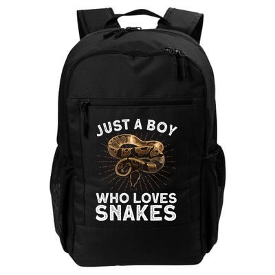 Funny Snake Art Reptile Animal Snake Lover Daily Commute Backpack