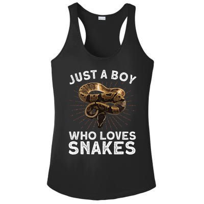 Funny Snake Art Reptile Animal Snake Lover Ladies PosiCharge Competitor Racerback Tank