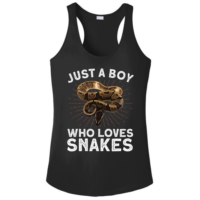 Funny Snake Art Reptile Animal Snake Lover Ladies PosiCharge Competitor Racerback Tank