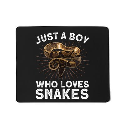 Funny Snake Art Reptile Animal Snake Lover Mousepad