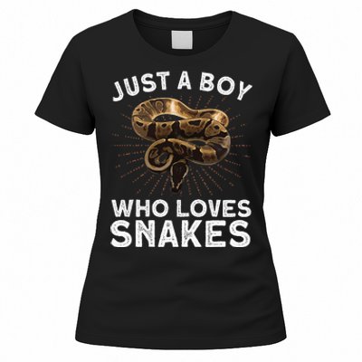 Funny Snake Art Reptile Animal Snake Lover Women's T-Shirt