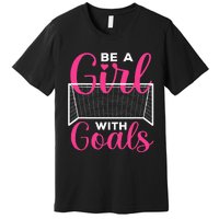 Funny Soccer Art For Teens Women Soccer Lovers Players Premium T-Shirt