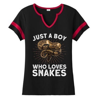 Funny Snake Art For Boy Kids Men Reptile Animal Snake Lover Ladies Halftime Notch Neck Tee