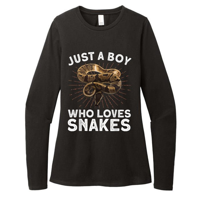 Funny Snake Art For Boy Kids Men Reptile Animal Snake Lover Womens CVC Long Sleeve Shirt