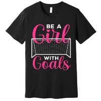 Funny Soccer Art For Ns Women Soccer Lovers Players Premium T-Shirt