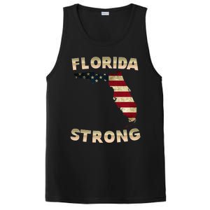 Florida Strong American Flag Cool Fl Flags PosiCharge Competitor Tank