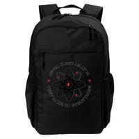 Funny Science Atom Design Backpack