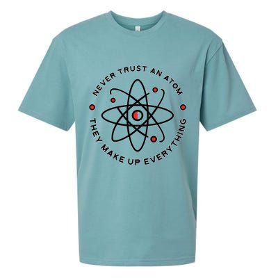 Funny Science Atom Design Sueded Cloud Jersey T-Shirt