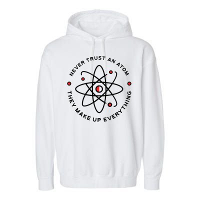 Funny Science Atom Design Garment-Dyed Fleece Hoodie