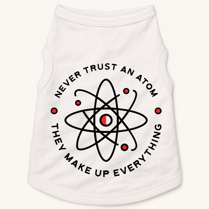 Funny Science Atom Design Doggie Tank