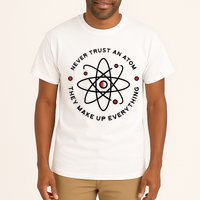 Funny Science Atom Design Tall T-Shirt