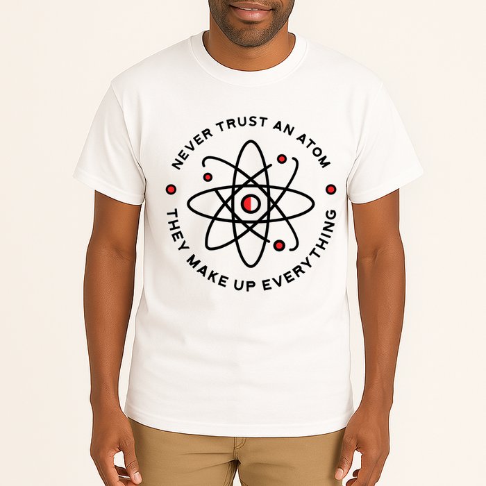 Funny Science Atom Design Tall T-Shirt