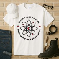 Funny Science Atom Design Tall T-Shirt
