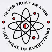 Funny Science Atom Design Tall T-Shirt