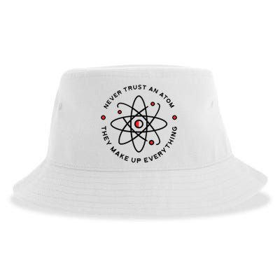 Funny Science Atom Design Sustainable Bucket Hat
